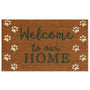 My Mat Printed Coir Welcome Paws Doormat