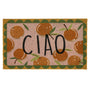 My Mat Printed Coir Ciao Orange