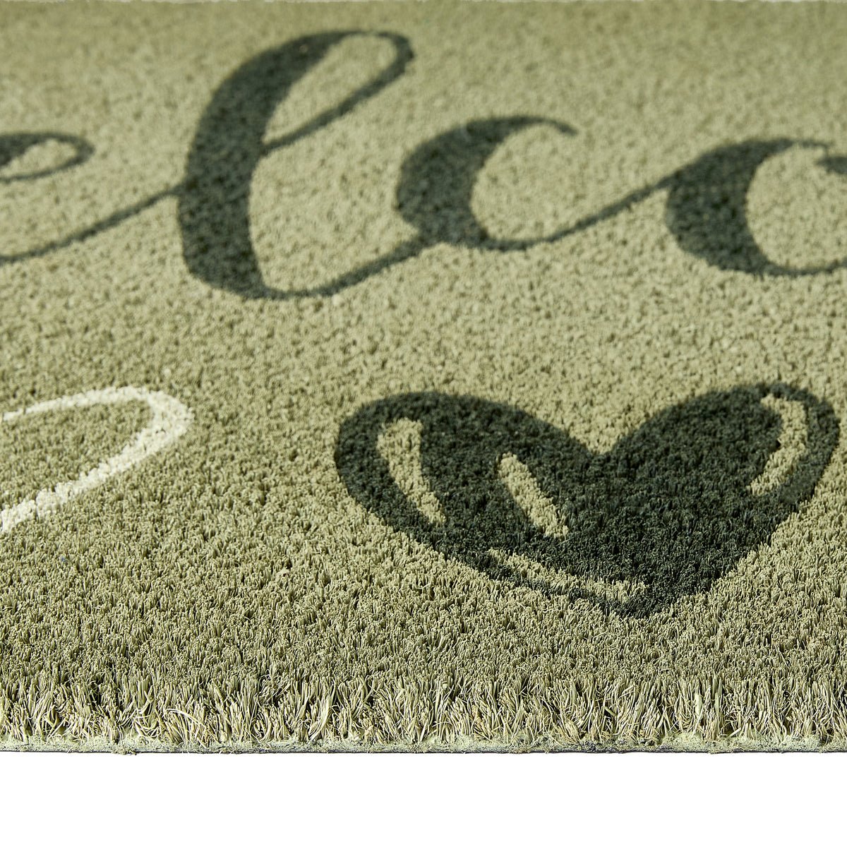 My Mat Printed Coir Welcome Sage