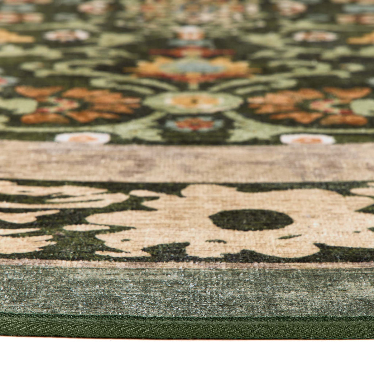Hug Rug Eco-Washable Country Paisley Green