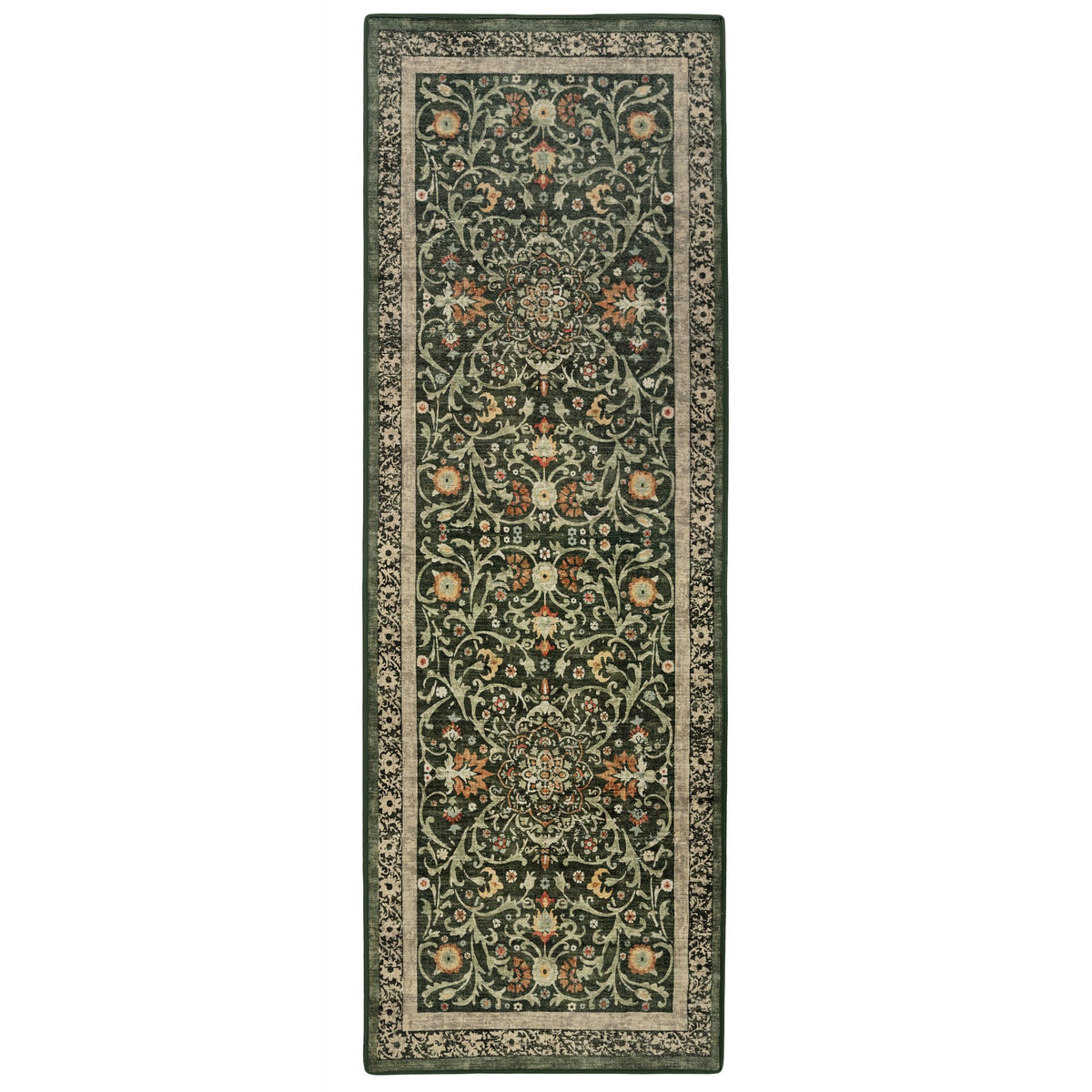 Hug Rug Eco-Washable Country Paisley Green