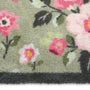 Country Rose Floral Doormat- 100% recycled cotton doormat featuring florals.