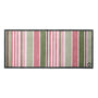 Country Rose Stripe Runner- 100% recycled cotton runner featuring pink, white and green stripes.