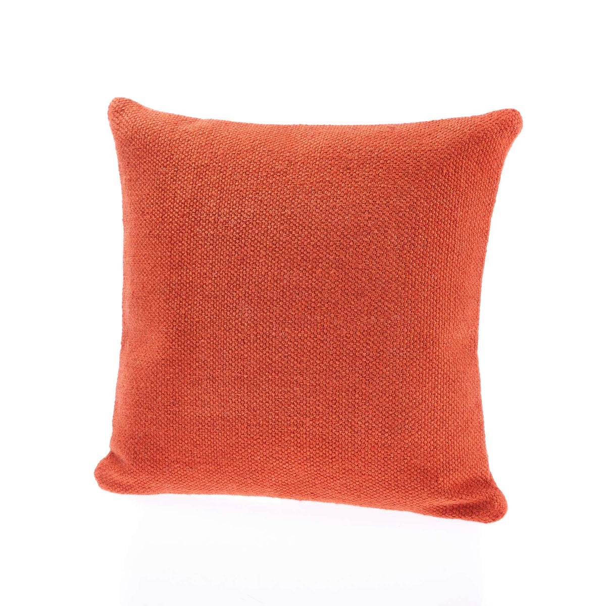 Hug Rug Woven Plain Cushion Rust