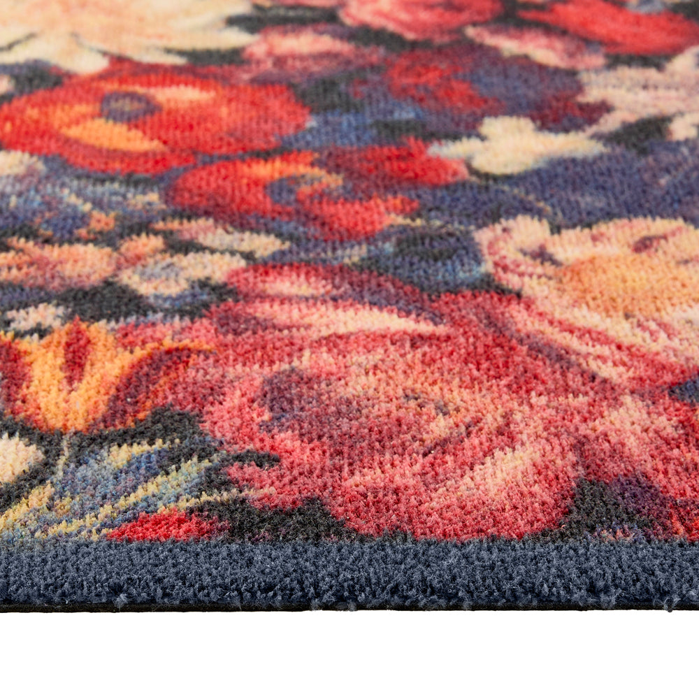 Hug Rug Dark Florals