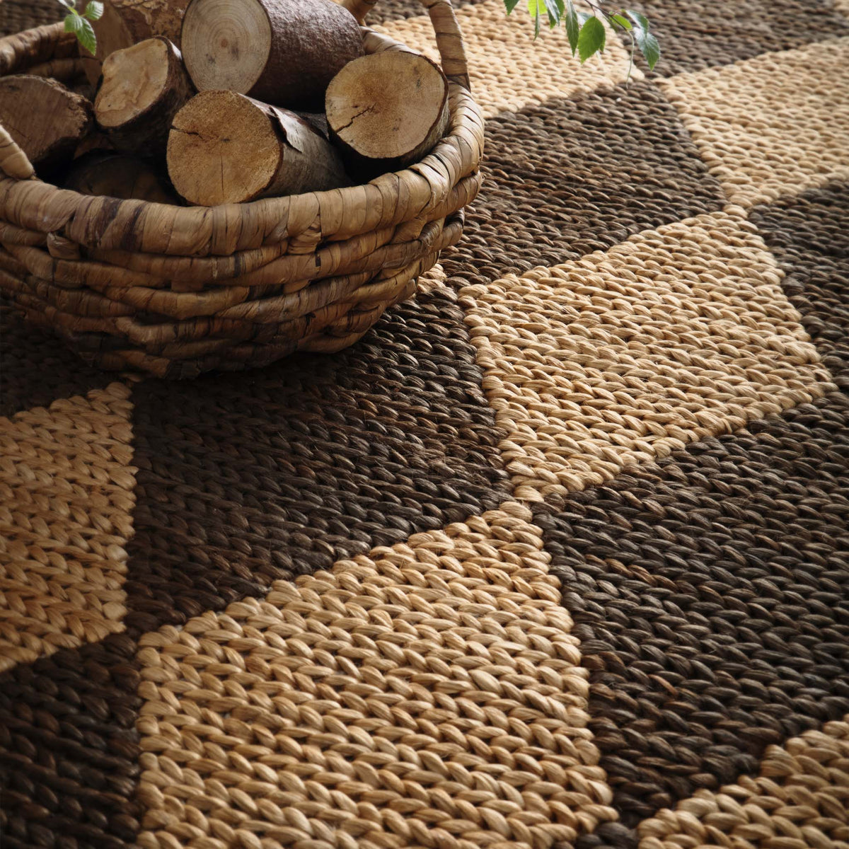 Origin Diamond Jute Natural Brown