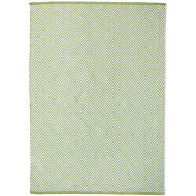 Hug Rug Woven Diamond Rug Green