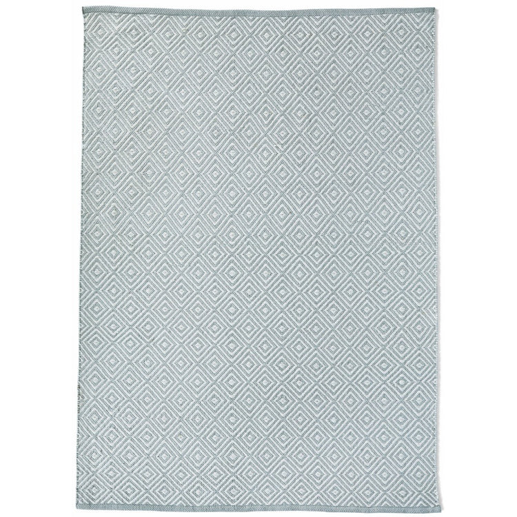 Hug Rug Woven Diamond Rug Sky Grey