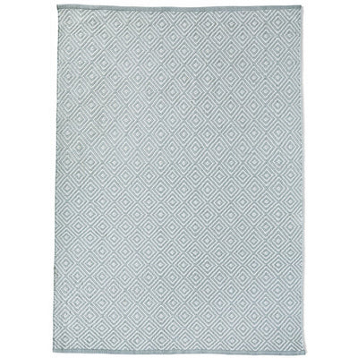 Hug Rug Woven Diamond Rug Sky Grey