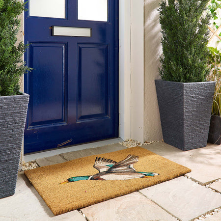 MadeBeyond Printed Coir Duck Doormat