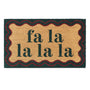 My Mat Printed Coir Fa La La La La