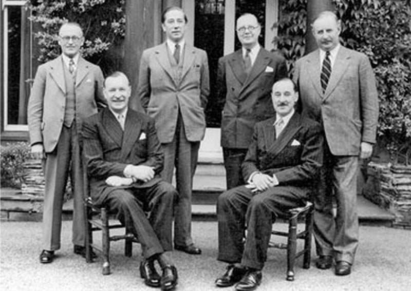 old picture of the family which started Phoenox Textiles