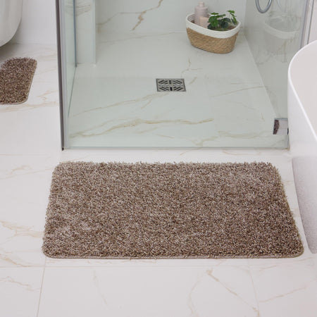 MadeNorth Shaggy Bath Fleck Mocha
