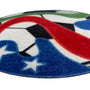 My Mat Nylon Indoor Pattern World Cup Football