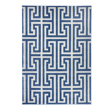 Origins Greek Key Navy/Grey