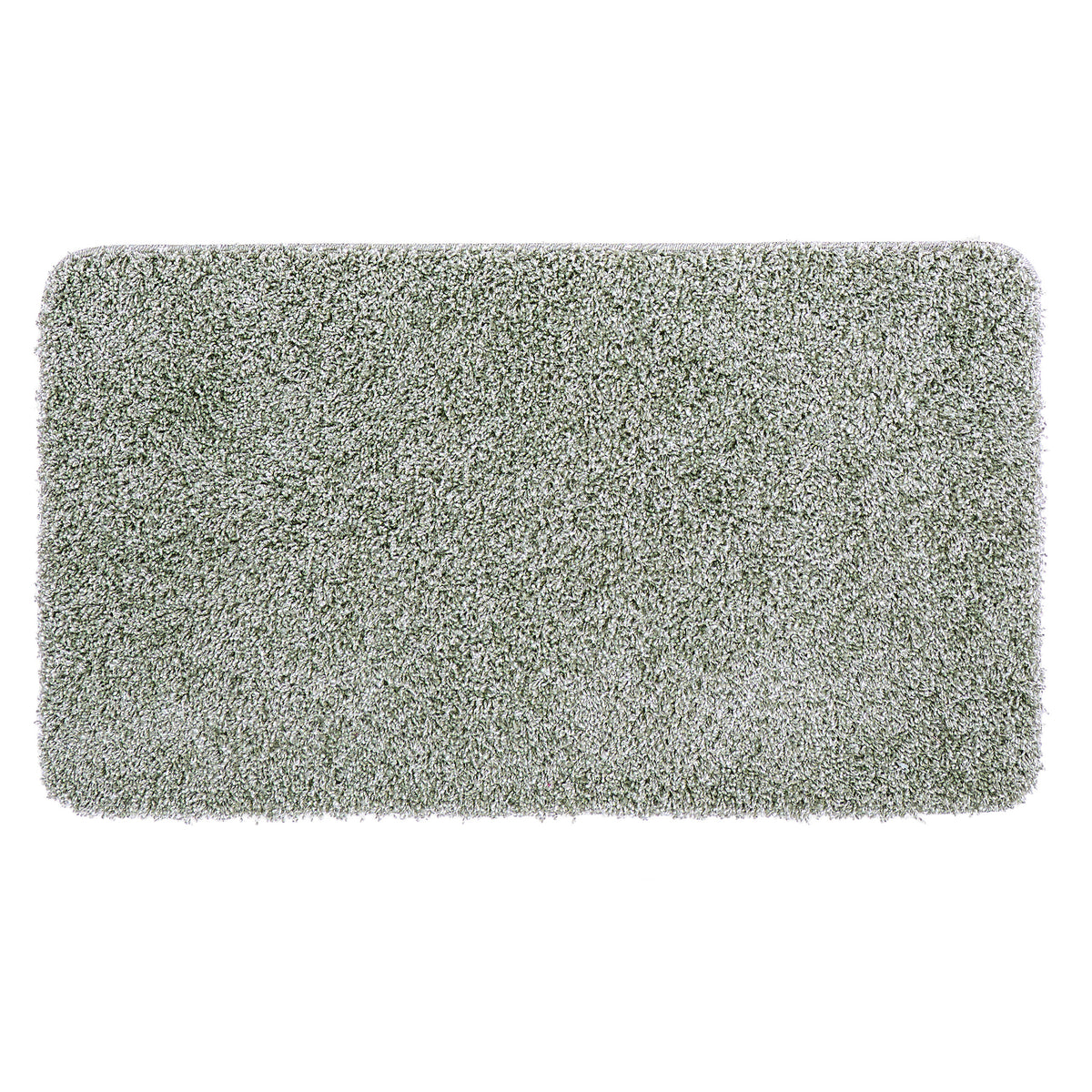 Howler and scratch shaggy green fleck rug with a green shaggy pile.