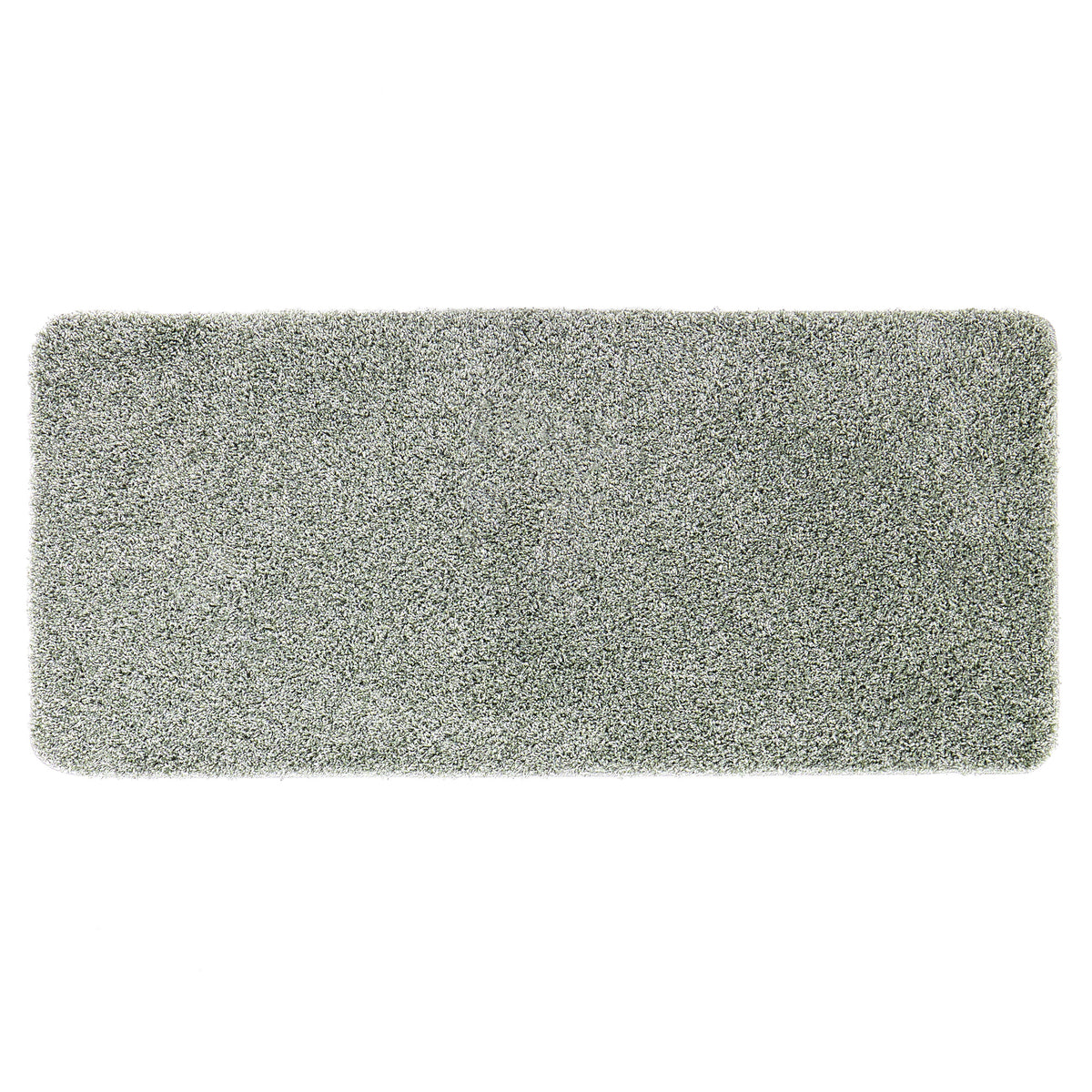 Howler and scratch shaggy green fleck rug with a green shaggy pile.