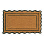 My Mat Printed Coir Green Scallop Border Doormat