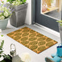 My Mat Printed Coir Green Leaves Doormat