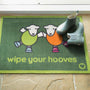 Hug Rug Wipe Your Hooves Herdy