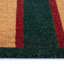 My Mat Printed Coir Heritage Stripe Green