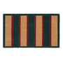 My Mat Printed Coir Heritage Stripe Green
