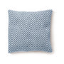 Hug Rug Woven Herringbone Cushion Denim Blue