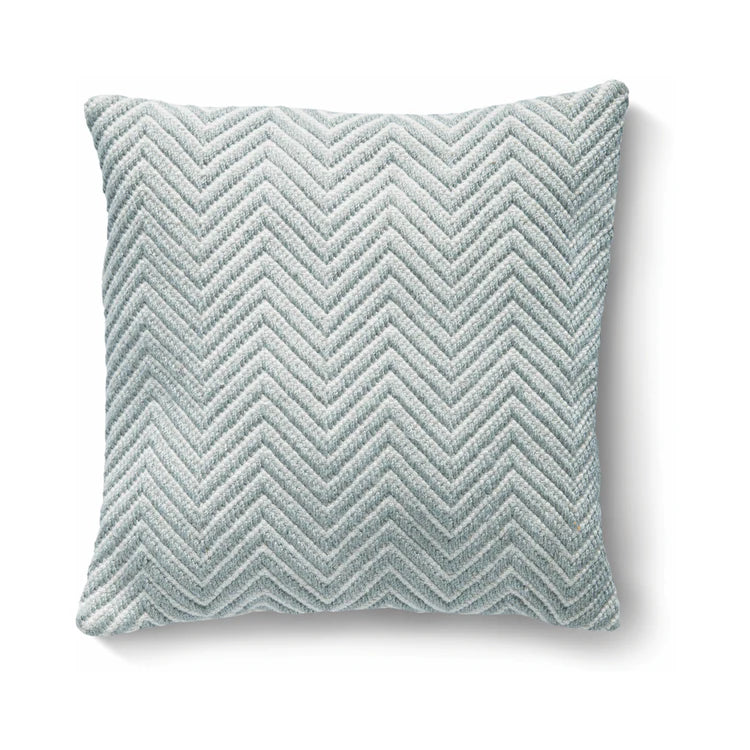 Hug Rug Woven Herringbone Cushion Sky Grey