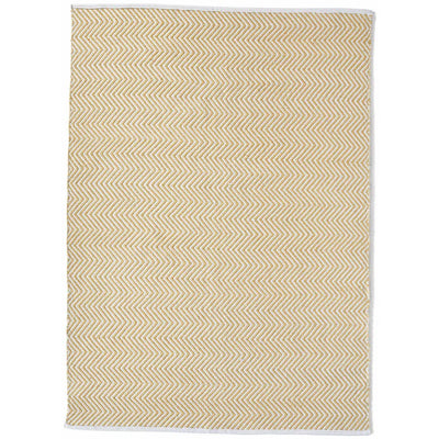 Hug Rug Woven Herringbone Rug Gold