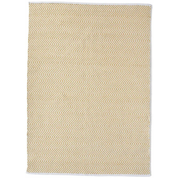 Hug Rug Woven Herringbone Rug Gold