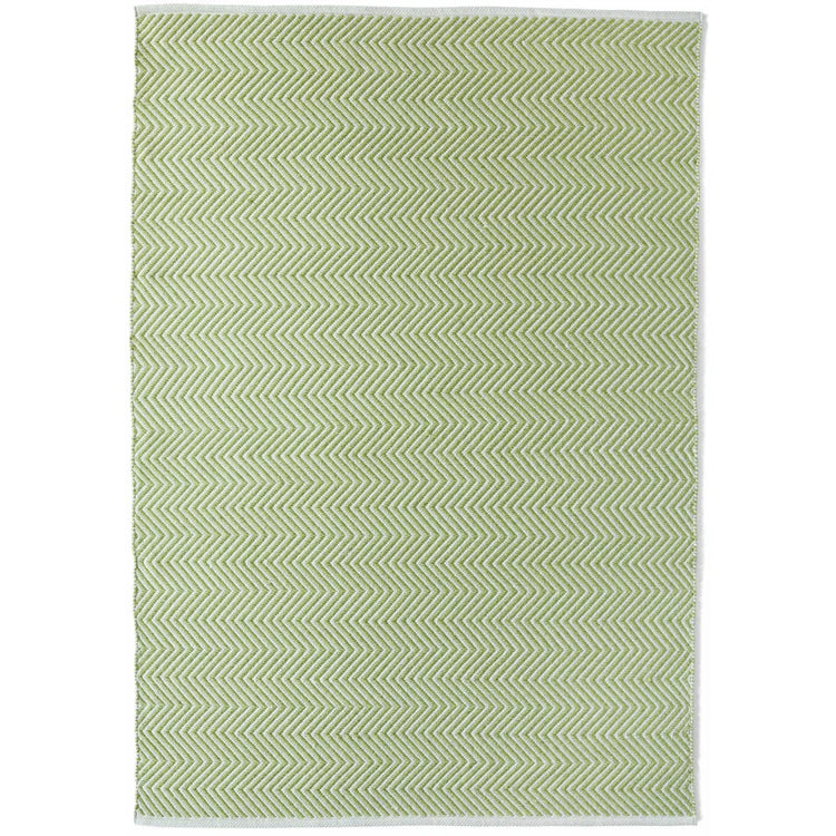 Hug Rug Woven Herringbone Rug Green