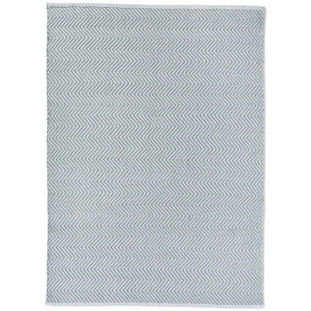 Hug Rug Woven Herringbone Rug Sky Grey