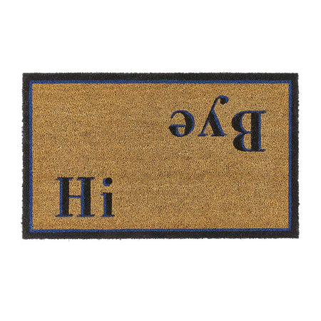 MadeNorth Printed Coir Hi Bye Doormat