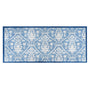 Sanderson By Highgrove x Hug Rug Highgrove Damask Tetbury Blue with a traditional style pattern.