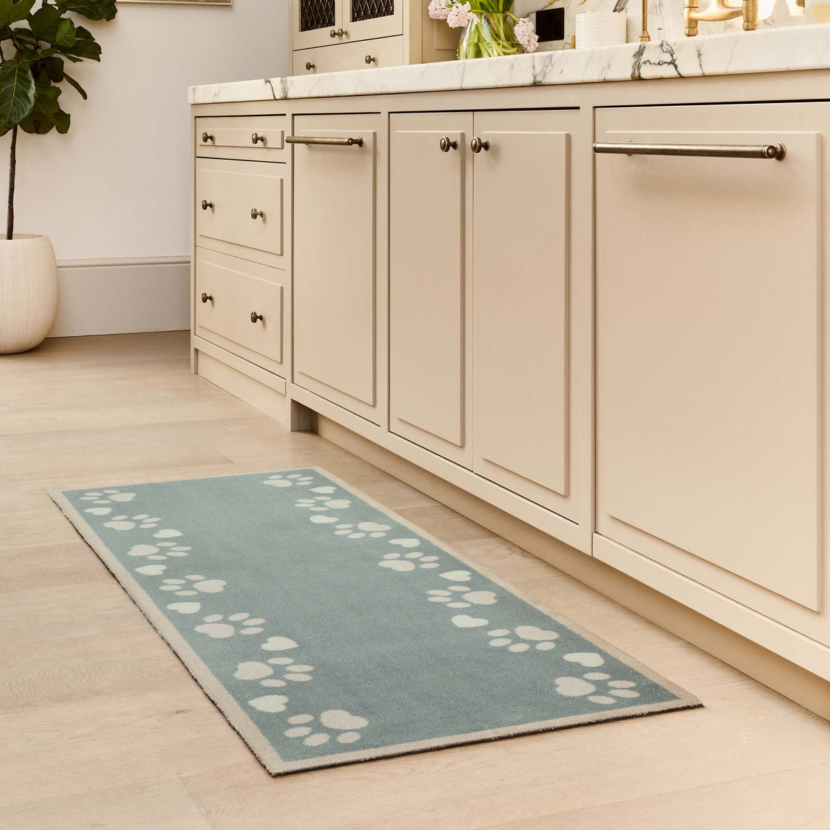 Hug Rug Home Paws Blue