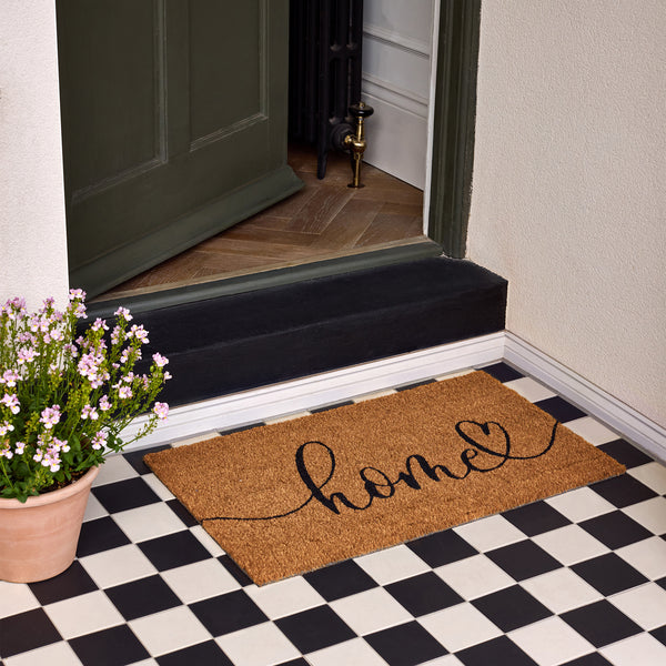 My Mat Printed Coir Home Script