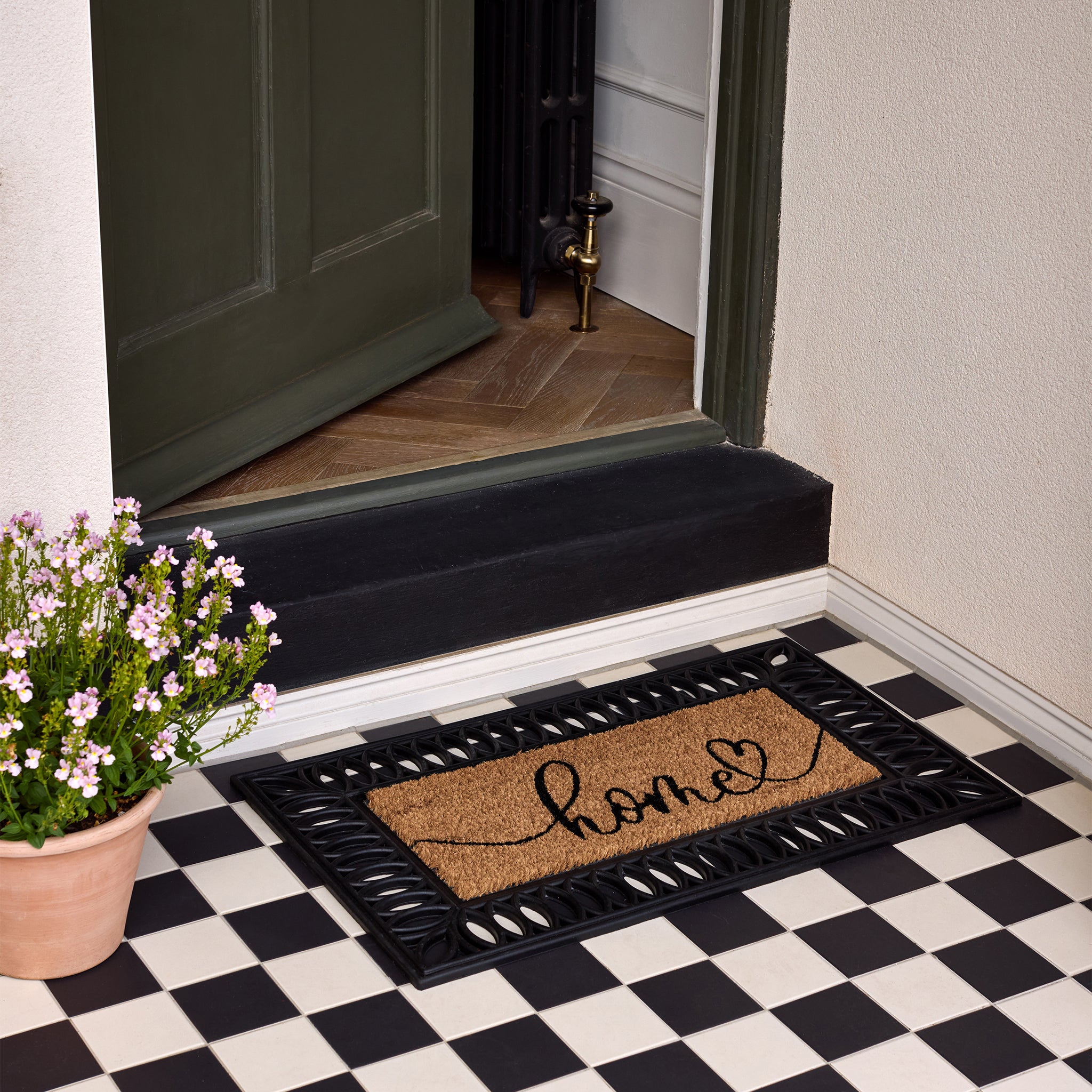 My Mat Coir Insert Home Script Doormat - Phoenox Textiles