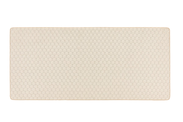 My Mat Sculptured Washable Honeycomb Ivory