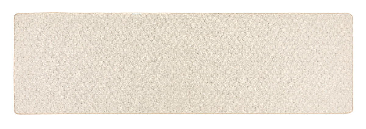 My Mat Sculptured Washable Honeycomb Ivory