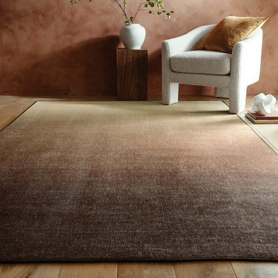 Hug Rug x Livingetc Eco-Washable Ombre Brown Rug