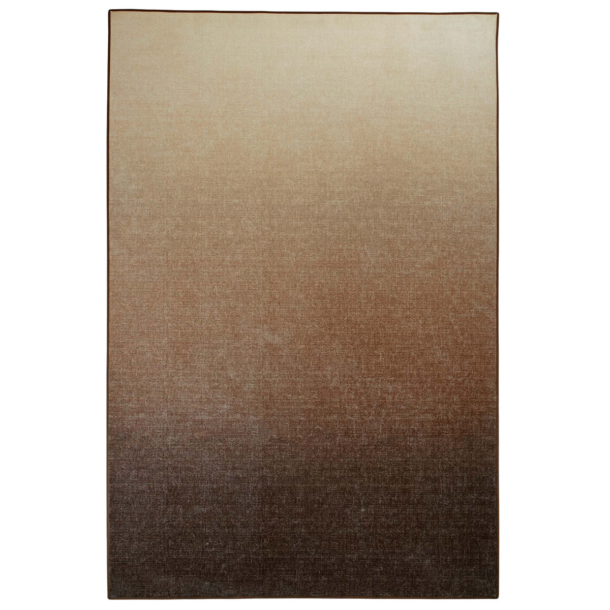 Hug Rug x Livingetc Eco-Washable Ombre Brown Rug