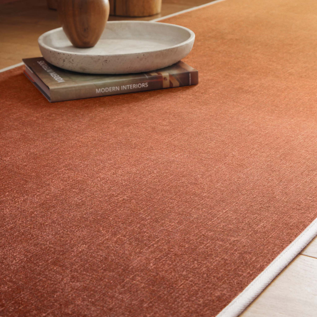 Hug Rug x Livingetc Eco-Washable Ombre Coral Rug
