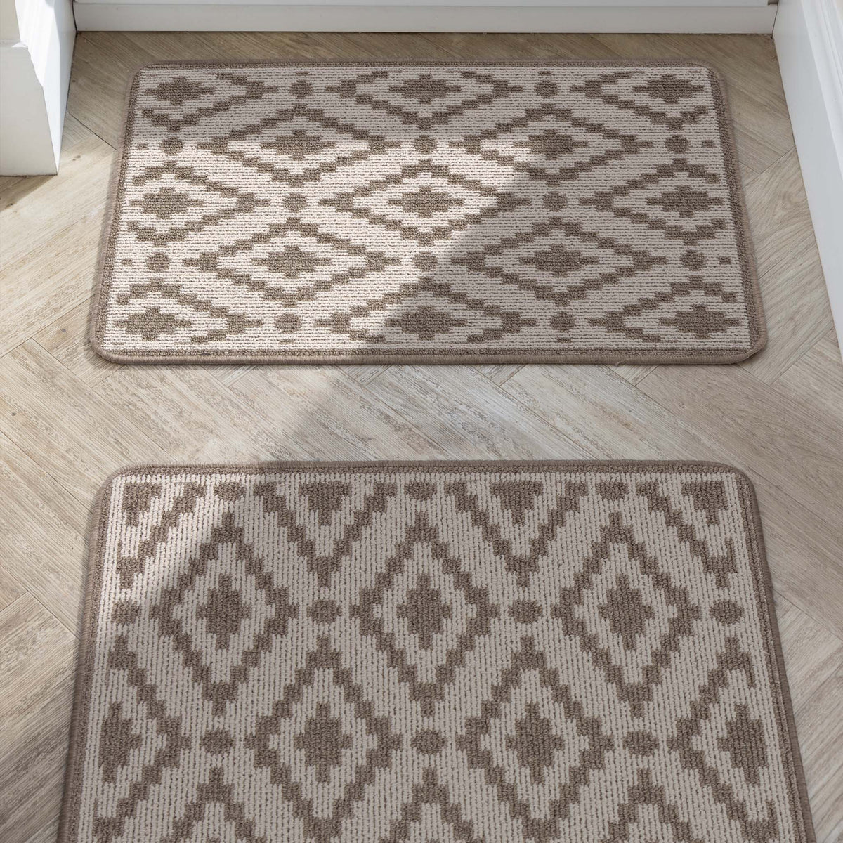 My Mat Stain Resistant Ikat Stone
