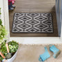 My Mat Stain Resistant Ikat Charcoal