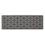 My Mat Stain Resistant Ikat Silver & Charcoal- Washable doormat featuring an Ikat Pattern.