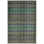 Hug Rug Eco-Washable Isla Plaid Emerald