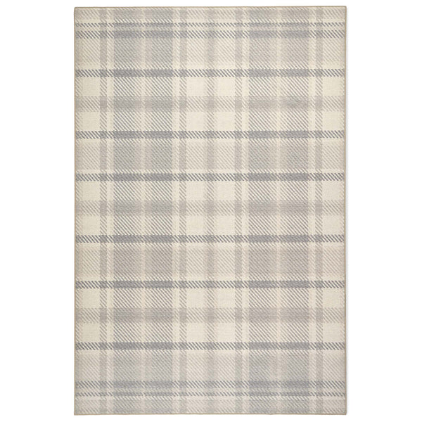 Hug Rug Eco-Washable Isla Plaid Natural