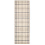 Hug Rug Eco-Washable Isla Plaid Natural
