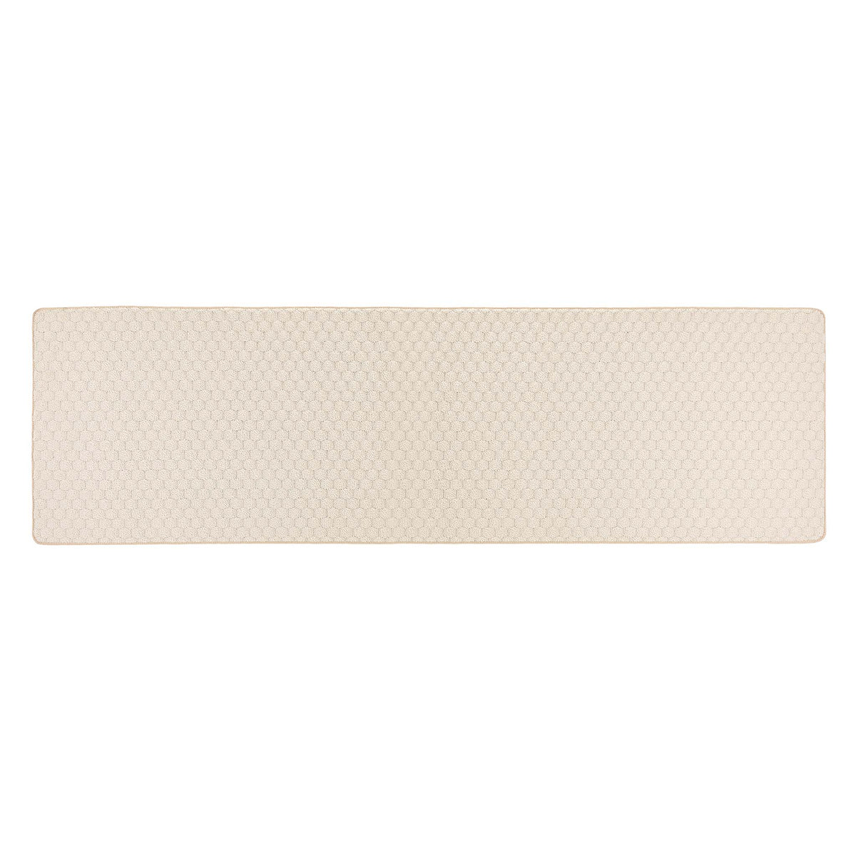 My Mat Sculptured Washable Honeycomb Ivory