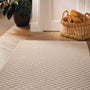 My Mat Sculptured Washable Honeycomb Ivory